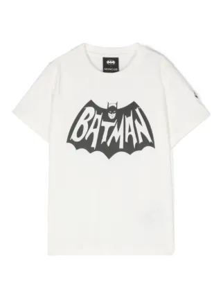 美品 正規 24AW Moncler × Batman MOTIF 726P▲ Moncler Enfant バットマンモチーフ Tシャツ | ホワイト | FARFETCH JP