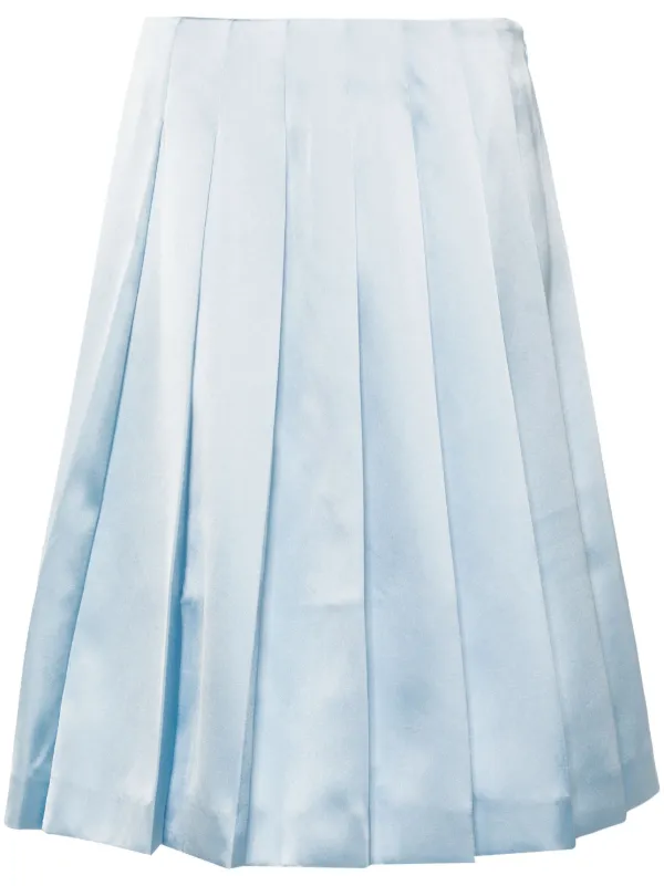 【送料&関税込】self-portrait Self Portrait Pleated Skirt Cream Twill Pleated Mini Skirt – self-portrait-US