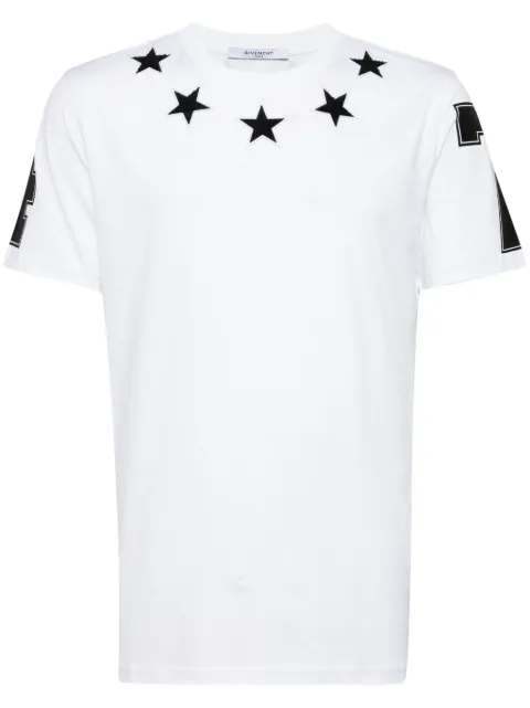 Givenchy تيشيرت برقبة مزينة بنجوم