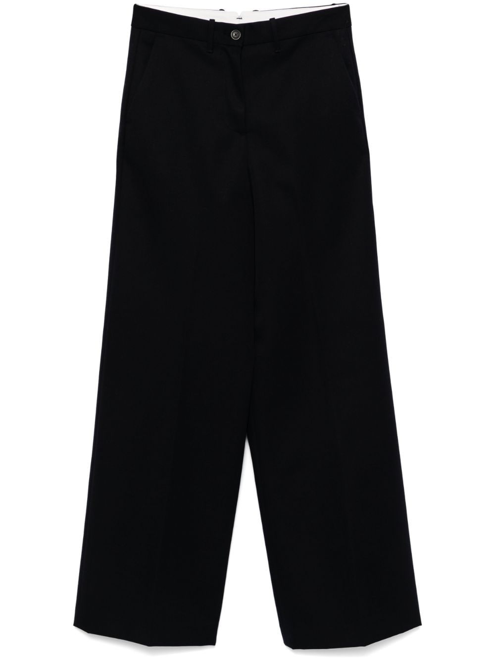 Shop Nine In The Morning Karen Trousers In Blue