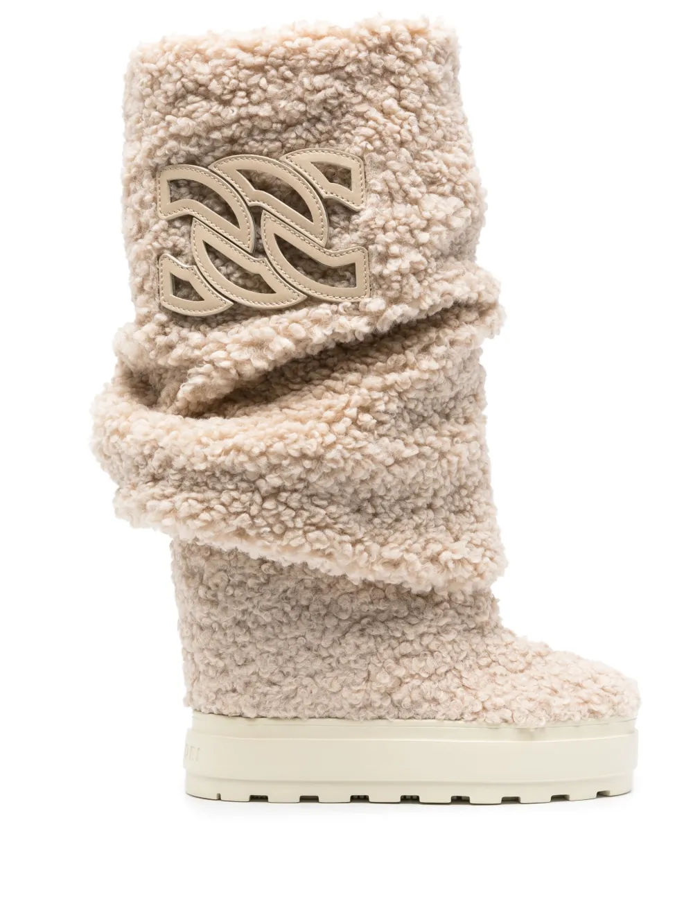 Casadei 40 mm snowboots Beige