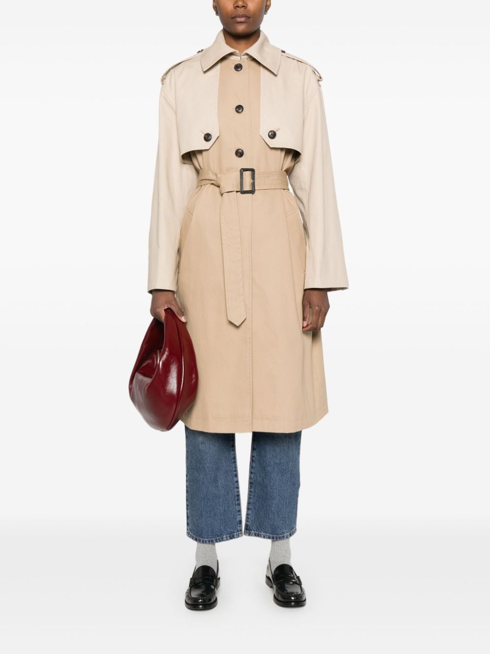 Ba&Sh Polar trench coat - Beige