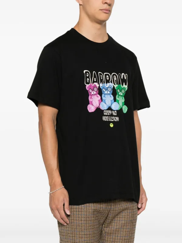 Tシャツ・カットソー BARROW Men T-shirt Black S5BWUATH058 110 SS25---barrow---