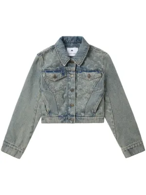 Marine Serre Denim Jackets for Women - Shop on FARFETCH