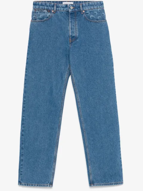Marine Serre moon-laser jeans