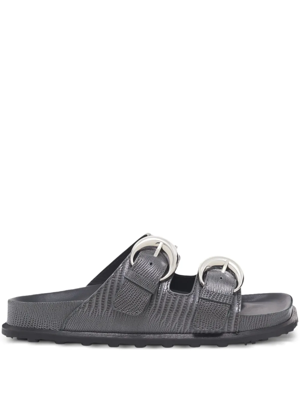 Marine Serre Sandalen met hagedissenprint Grijs