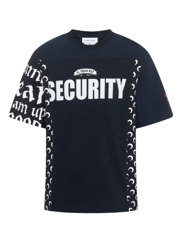 Marine Serre Regenerated グラフィック Tシャツ | ブラック | FARFETCH JP