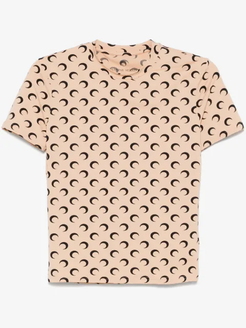 Marine Serre moon-print crewneck top 