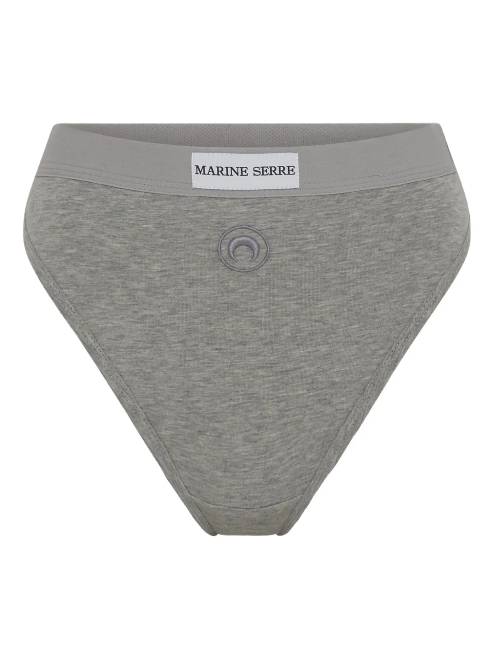 Marine Serre Jersey slip met maanlogo Grijs