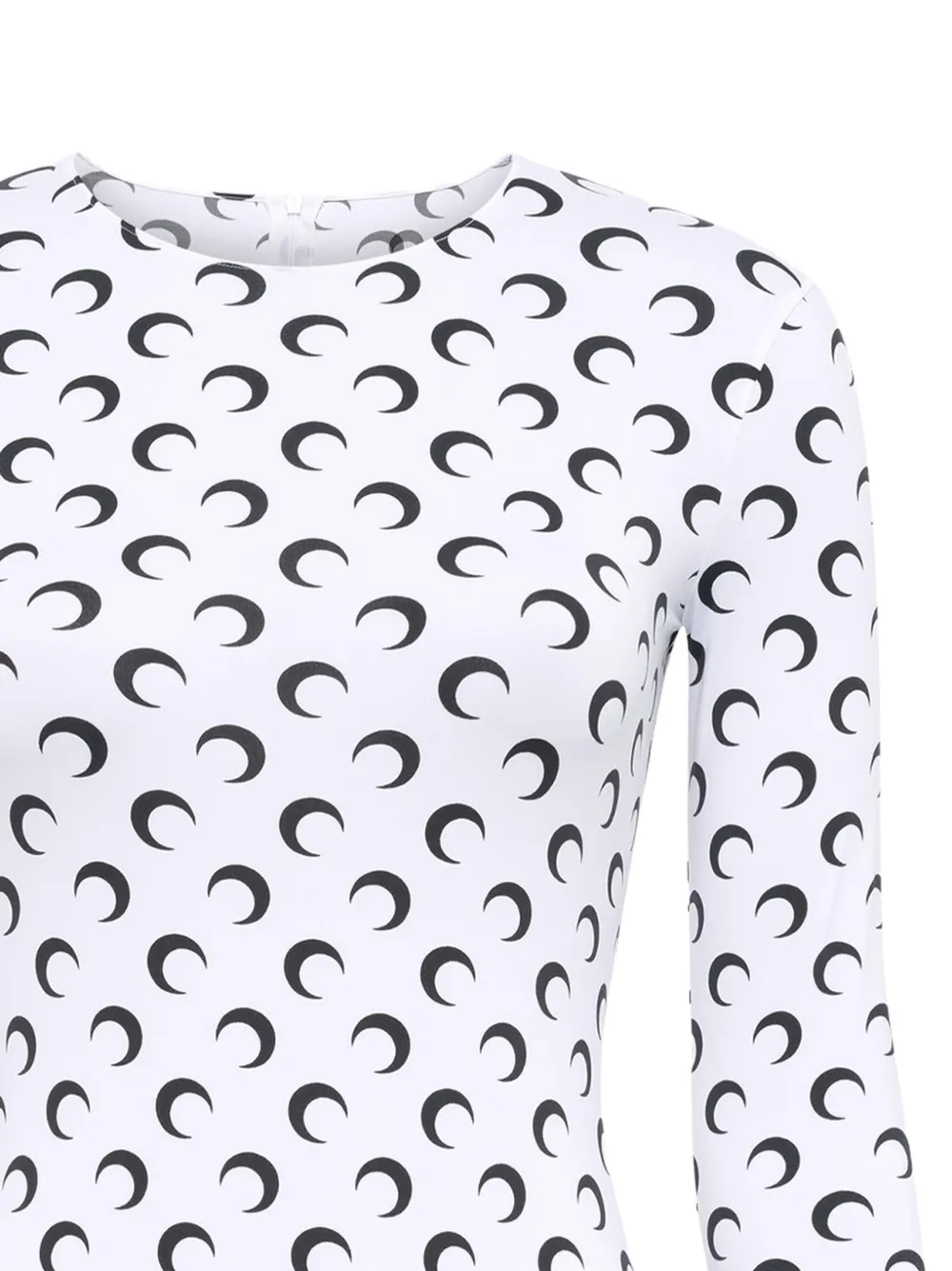 Marine Serre moon-print long-sleeve playsuit | Playsuits | Image 2