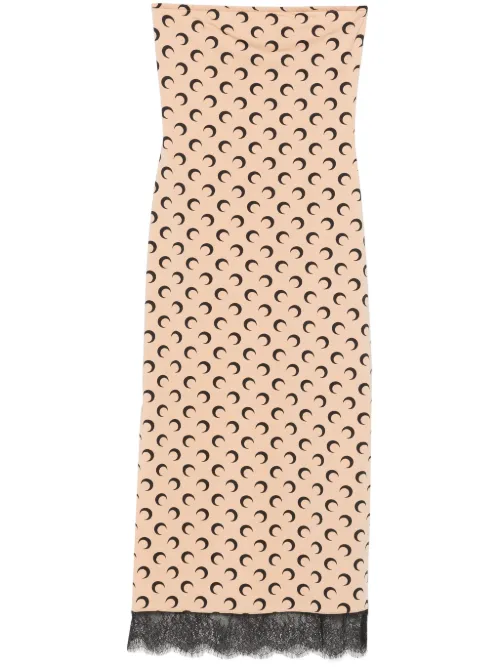 Robe bustier à coupe mi-longue - Marine Serre - Modalova