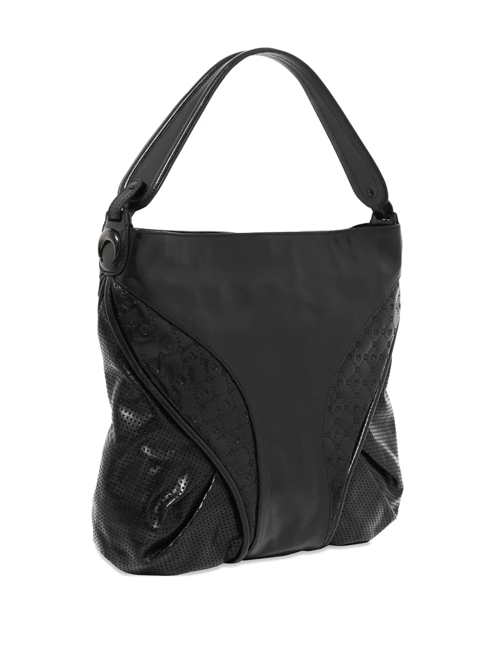 Marine Serre Shopper met logo-reliëf Zwart
