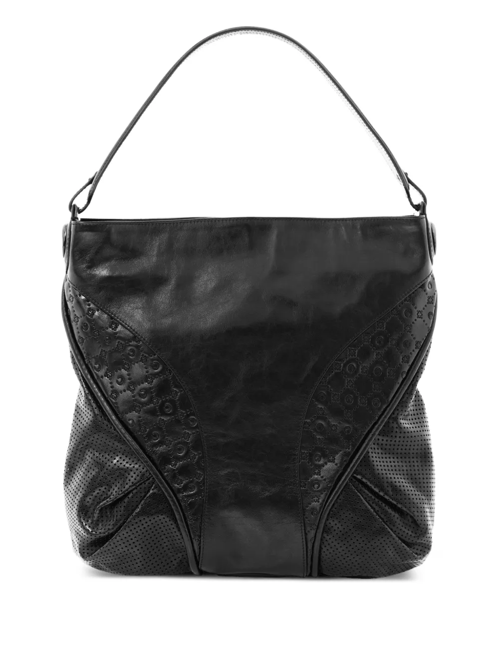 embossed-logo tote bag