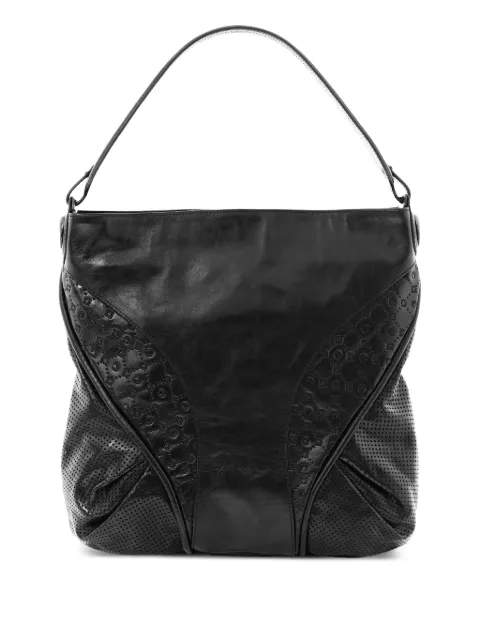 Marine Serre embossed-logo tote bag