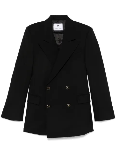 Marine Serre blazer de sarga