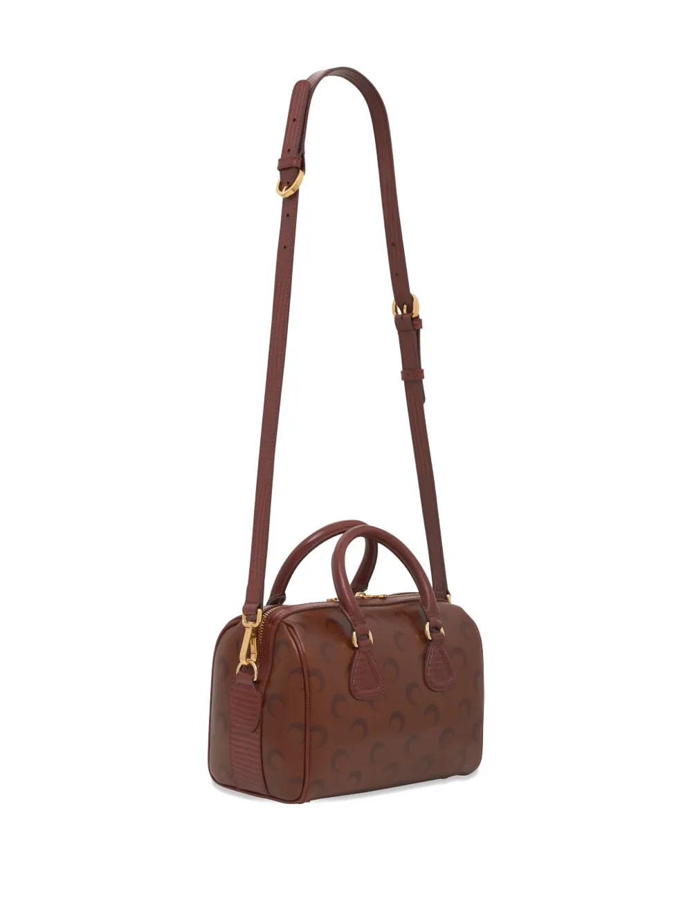 Marine Serre Crescent Moon-print tote bag - Bruin