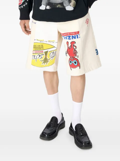 Marine Serre cotton shorts