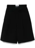 Marine Serre twill shorts - Black
