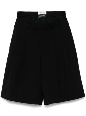 Sacai プリーツ ショートパンツ | ブラック | FARFETCH JP