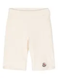 Moncler Enfant logo-patch trousers - Neutrals