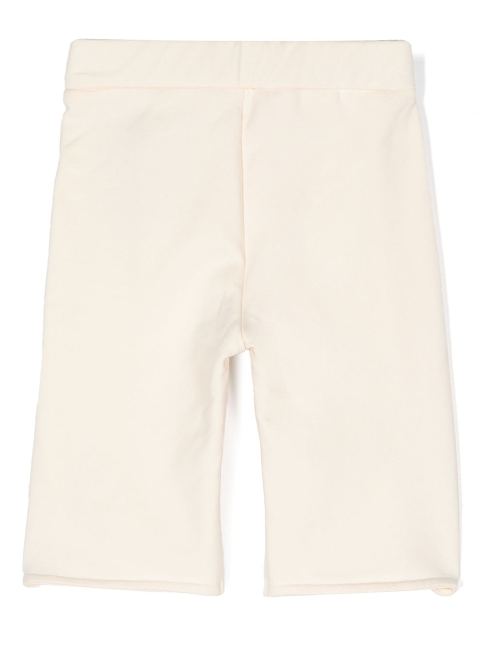 Moncler Enfant logo-patch trousers - Neutrals