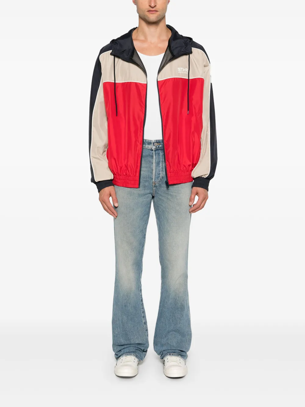 Golden Goose chamarra rompevientos con logo estampado | Chamarras ligeras | Image 2