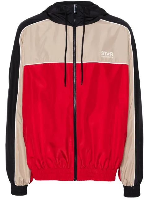 Golden Goose logo-print windbreaker