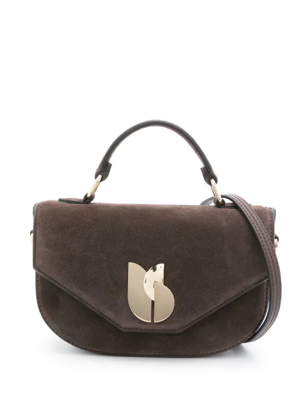 Ba Sh Petit Sac Cabas Sign Marron FARFETCH TN