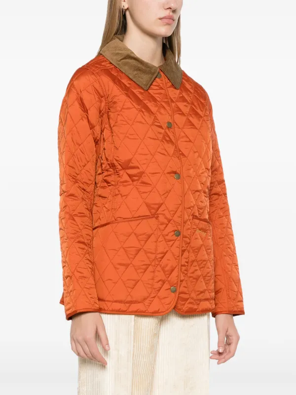 Barbour Annadale Quilted Jacket Orange FARFETCH CA