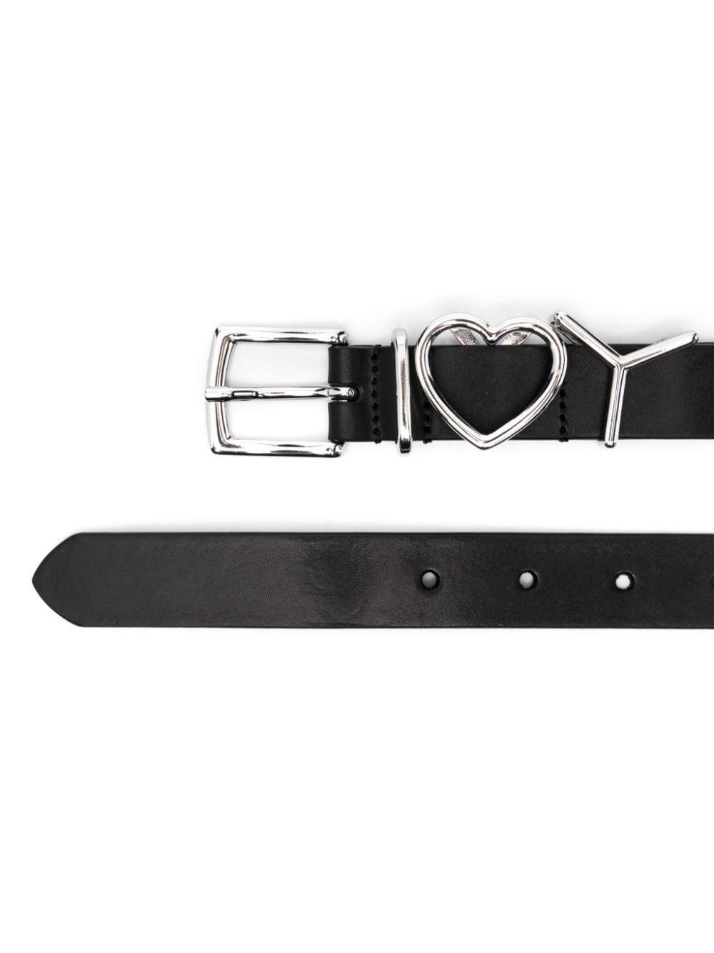 Y/Project Y Heart belt - Zwart