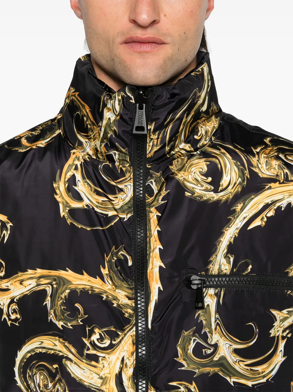 Cheap Versace Jeans Couture logo-applique gilet Men