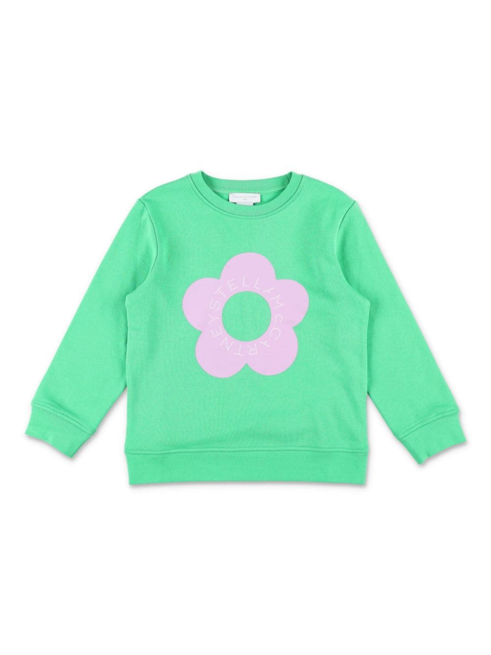 Stella McCartney Kids logo-print sweatshirt - Verde