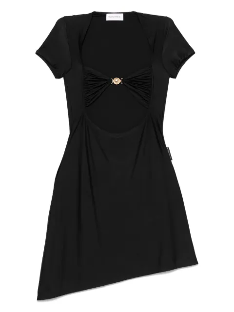 Marine Serre open-chest draped mini dress