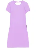 Marine Serre open-back jersey mini dress - Pink