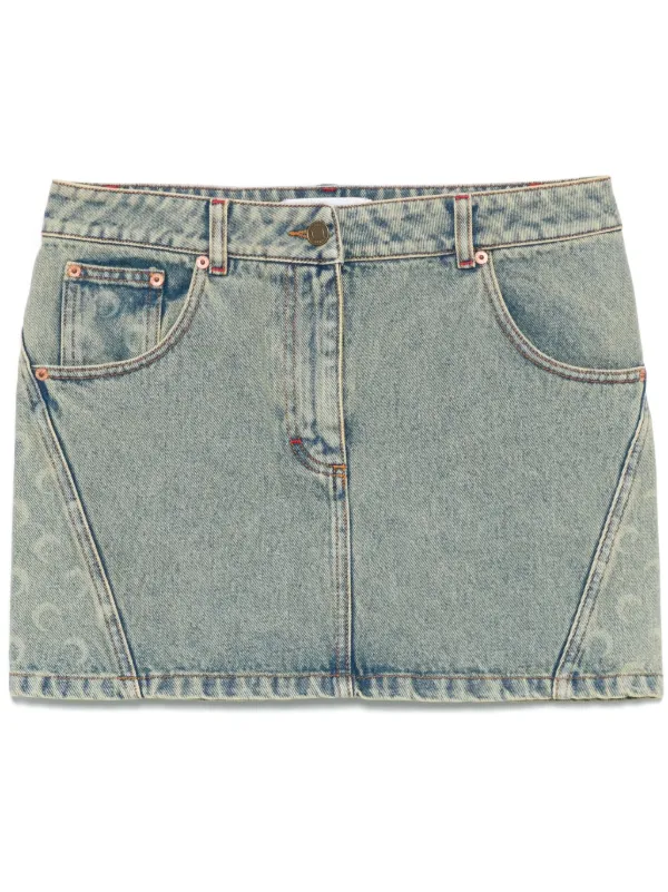 【MARINE SERRE】 Skirt woman Marine Serre デニムスカート 24713622_57451898_600.jpg