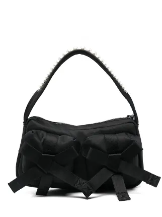 Simone Rocha Classic Bow Shoulder Bag | Black | FARFETCH