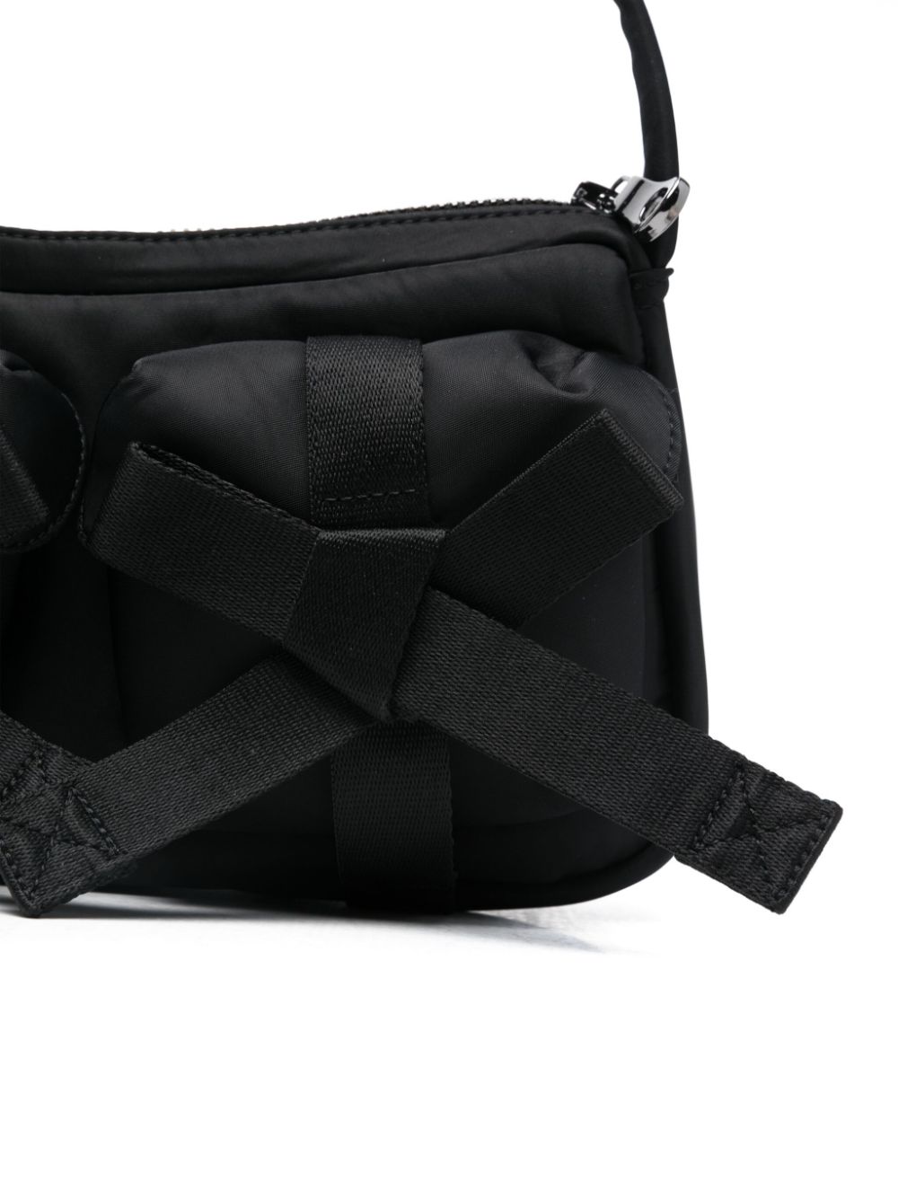 Shop Simone Rocha Classic Bow Shoulder Bag In Black