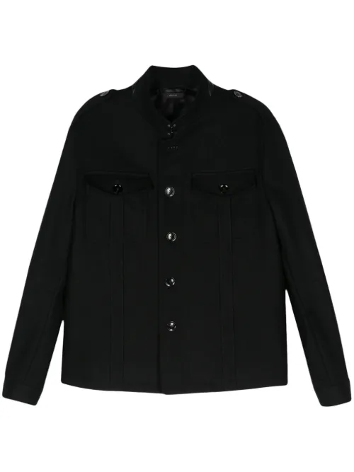 Veste feutrée à col montant - TOM FORD - Modalova