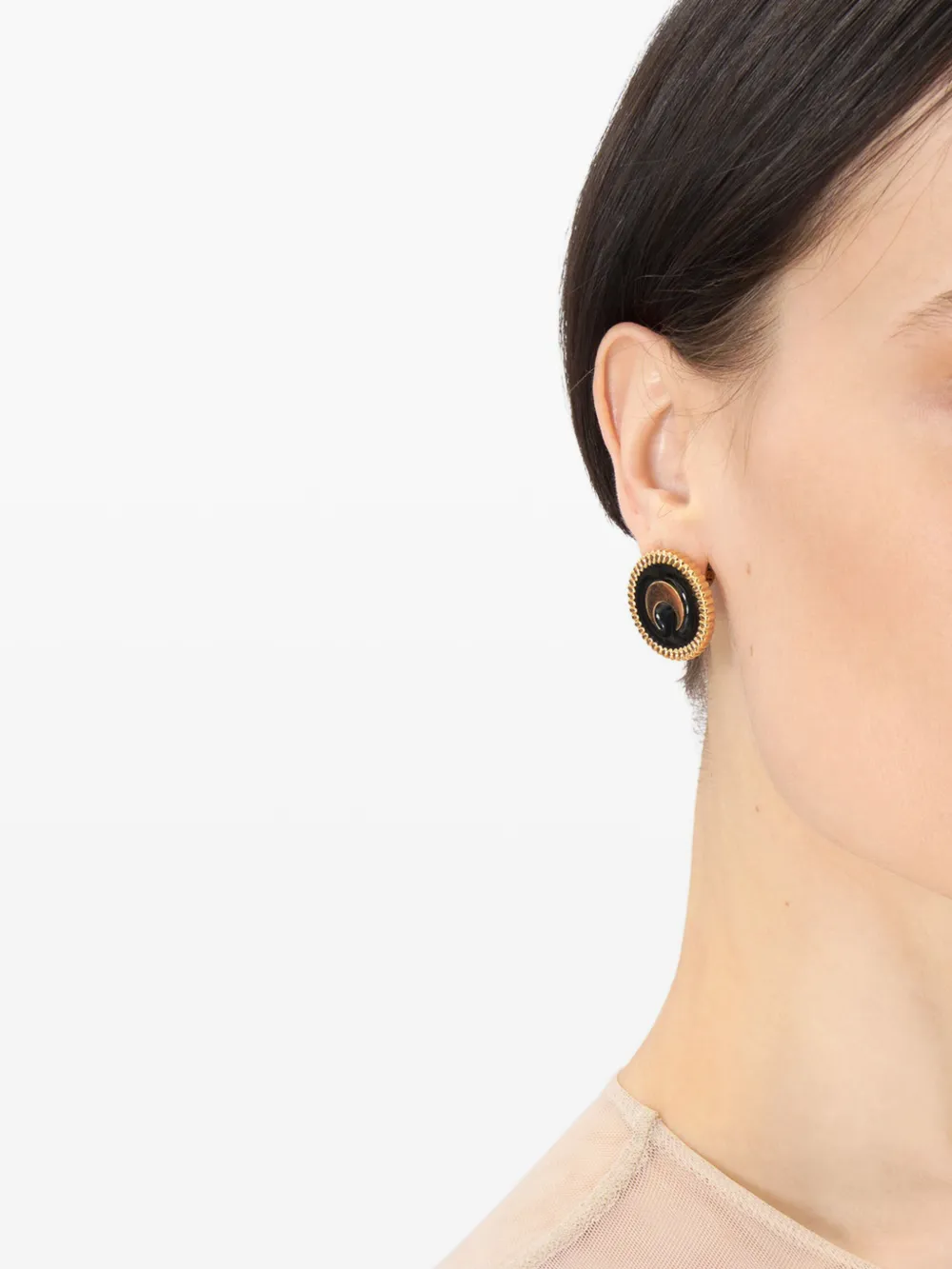 Marine Serre aretes con dije de botón | Hombre | Image 2