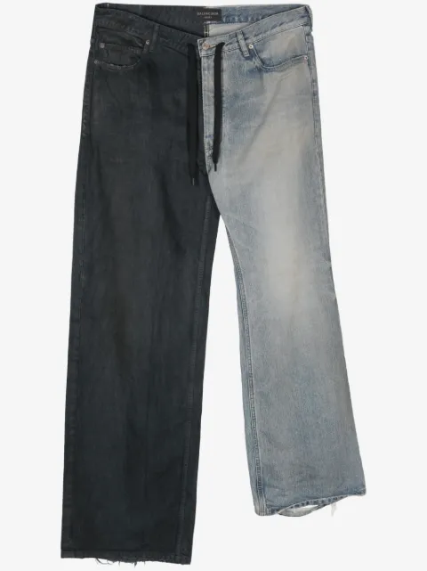 Balenciaga Fifty-Fifty distressed loose-fit jeans