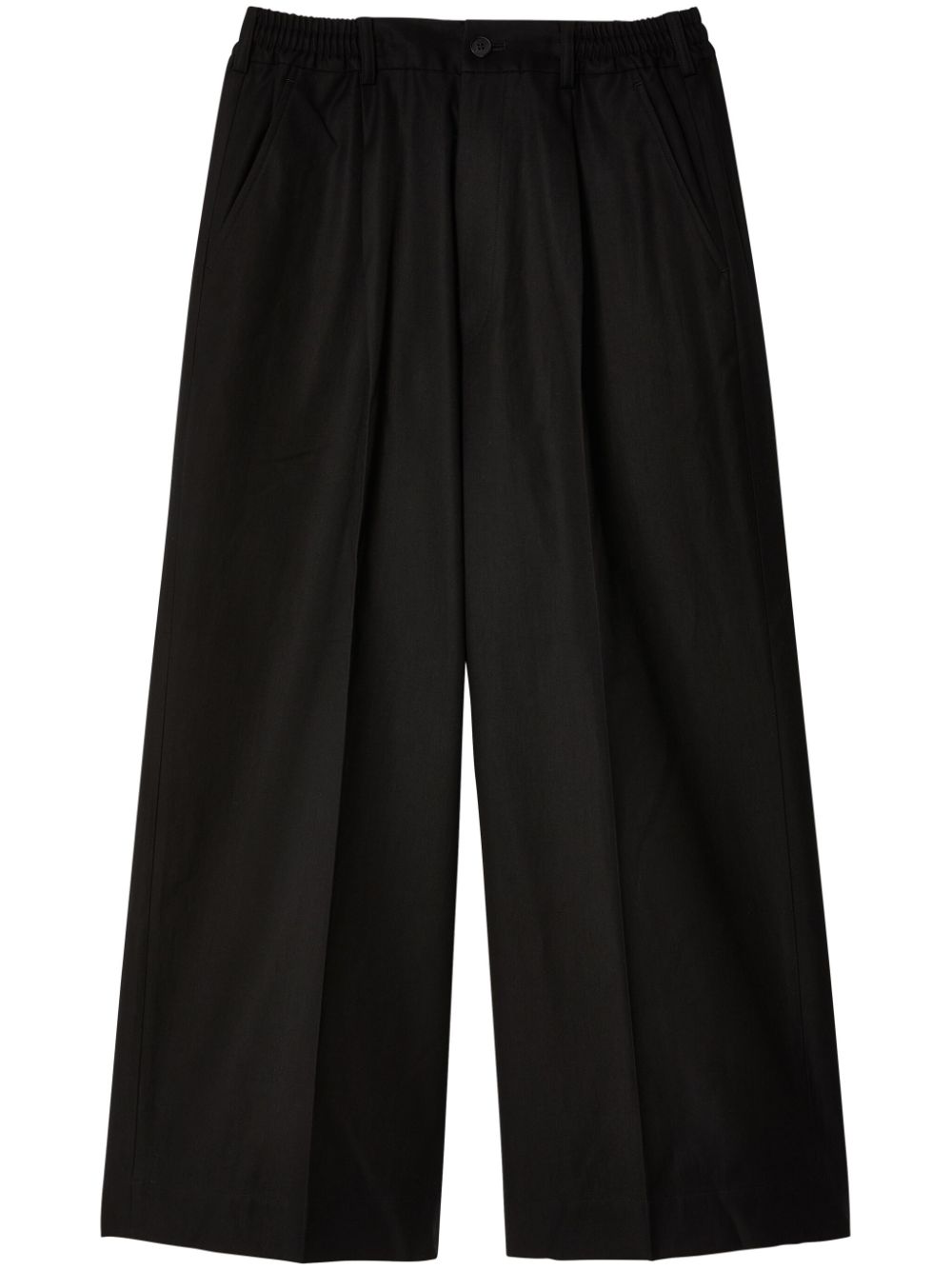 elasticated loose-fit trousers