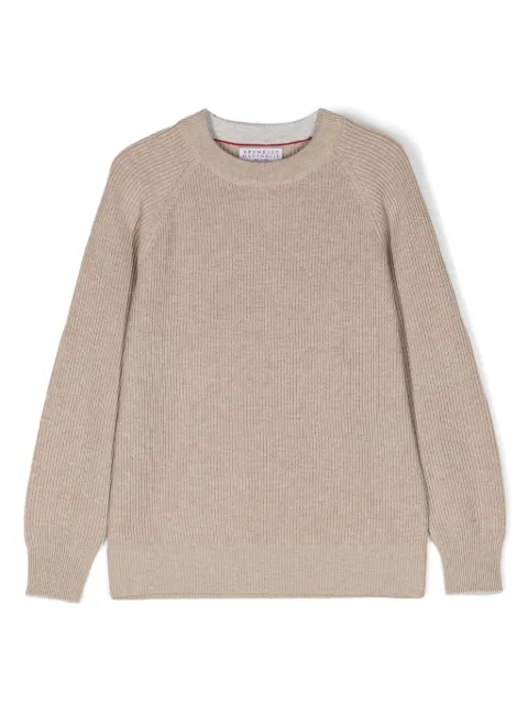 Brunello Cucinelli Kids ribbed-knit sweater