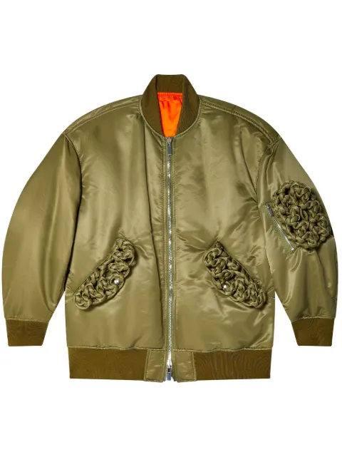 Noir Kei Ninomiya zip-up bomber jacket 