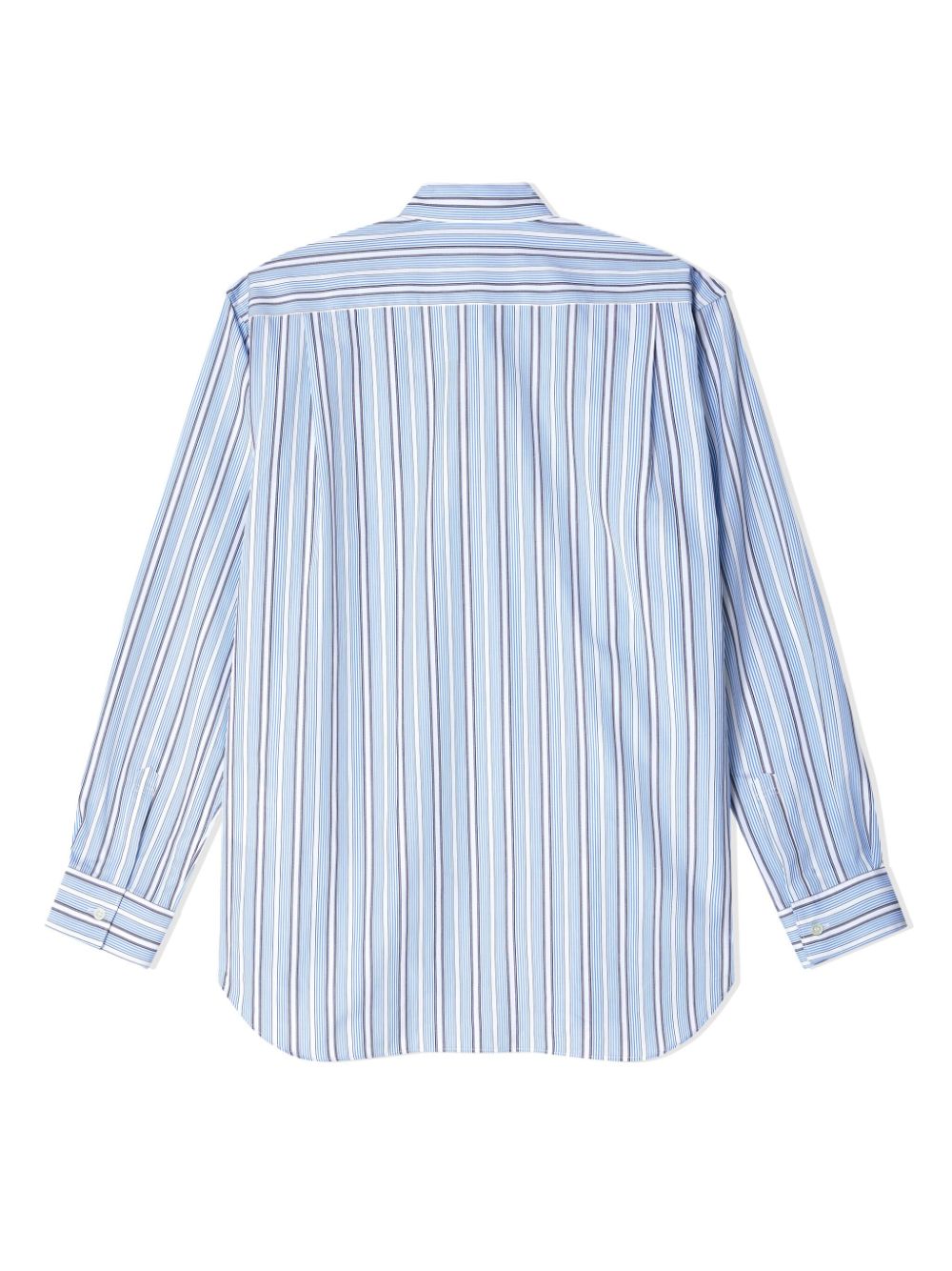 Comme Des Garçons Shirt striped shirt - Blauw