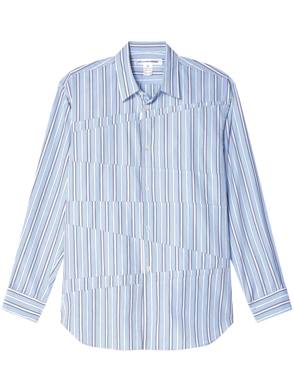 Comme Des Garçons Shirt striped shirt - Blue