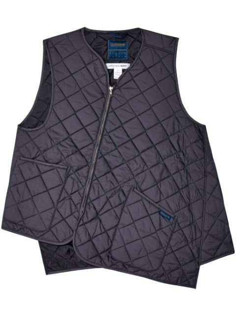 Comme Des Garcons Shirt diamond-quilted gilet Men