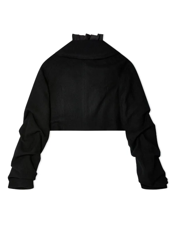 Noir Kei Ninomiya Cropped Jacket | Black | FARFETCH PL