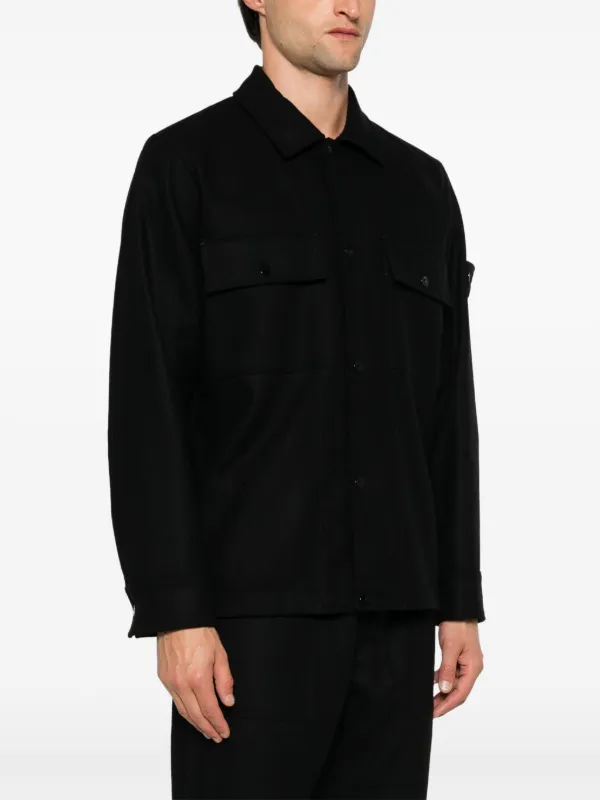 Stone Island シャツジャケット | ブラック | FARFETCH JP