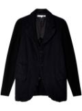 Comme Des Garçons Shirt knitted blazer - Blue