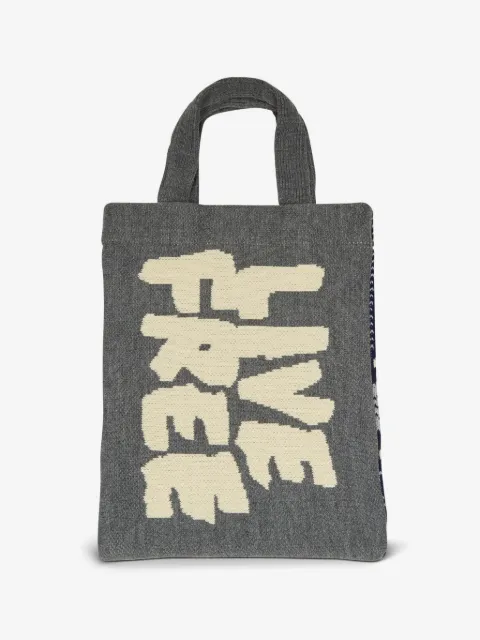 Comme Des Garçons Shirt "Live Free" tote bag